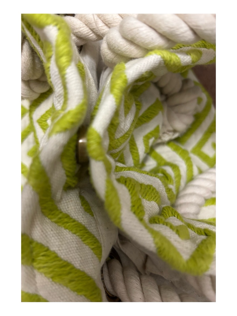 NWT Anthropologie Geometric Design Tote Bag - Picture 8 of 11